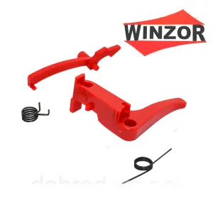 Курок газа для бензокосы узкий в сборе WINZOR