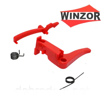 Курок газа для бензокосы узкий в сборе WINZOR